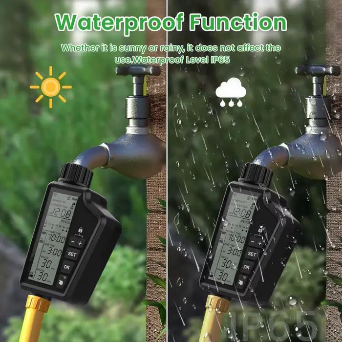 AVATTO Tuya WIFI minuterie d'arrosage de jardin intelligente avec grand écran LCD pour l'irrigation