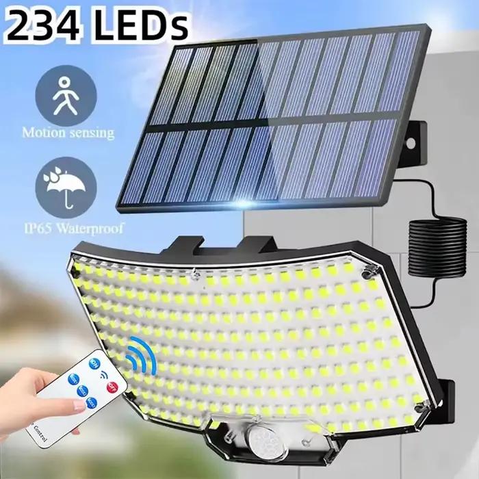 Lumière solaire extérieure Super lumineuse capteur de mouvement