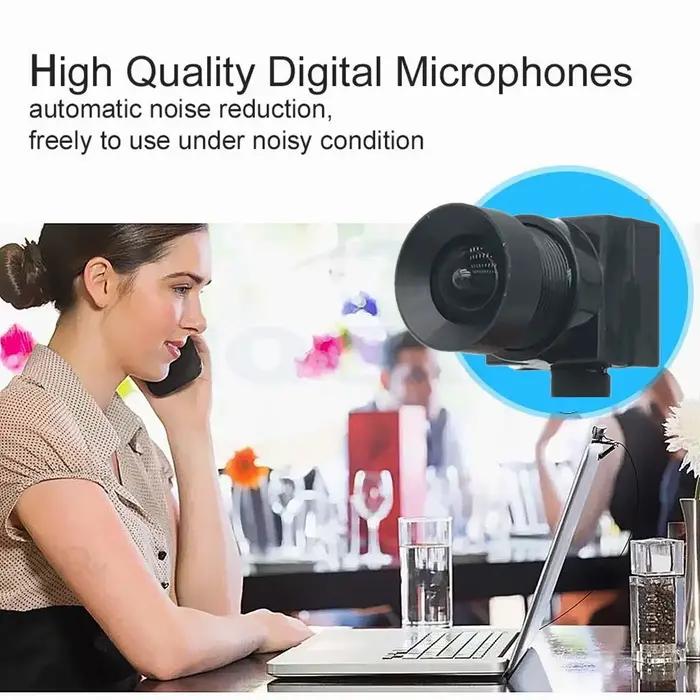 Webcam centrale avec microphone intégré pour PC portable
