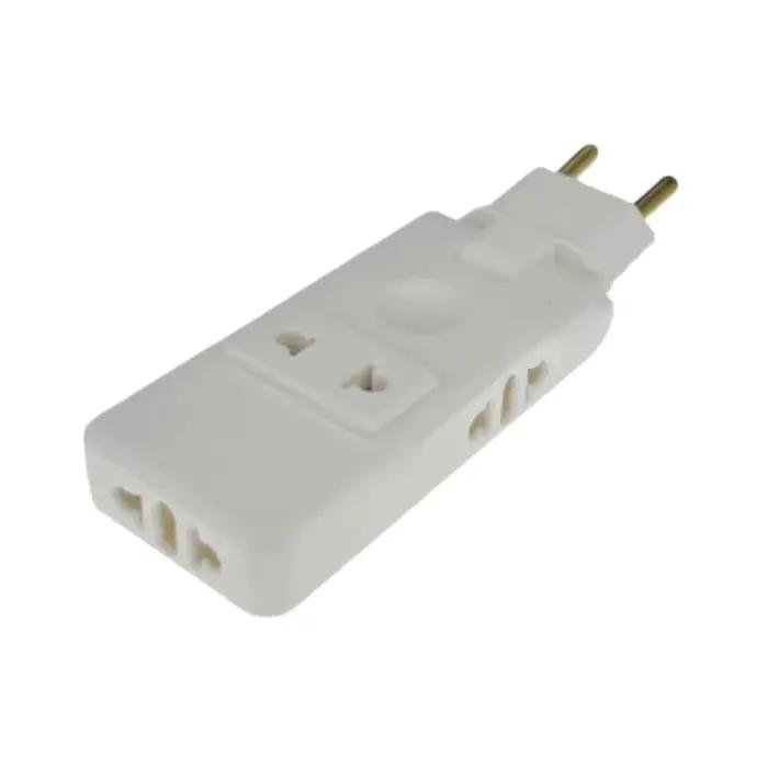 Adaptateur mural de prise électrique pivotante