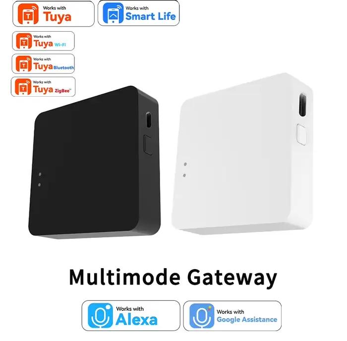 Passerelle multimode Tuya Smart Zigbee Bluetooth Hub Intelligent DIY compatible Alexa Google Voice Control智能家居自动化多模桥接器兼容Alexa谷歌语音控制