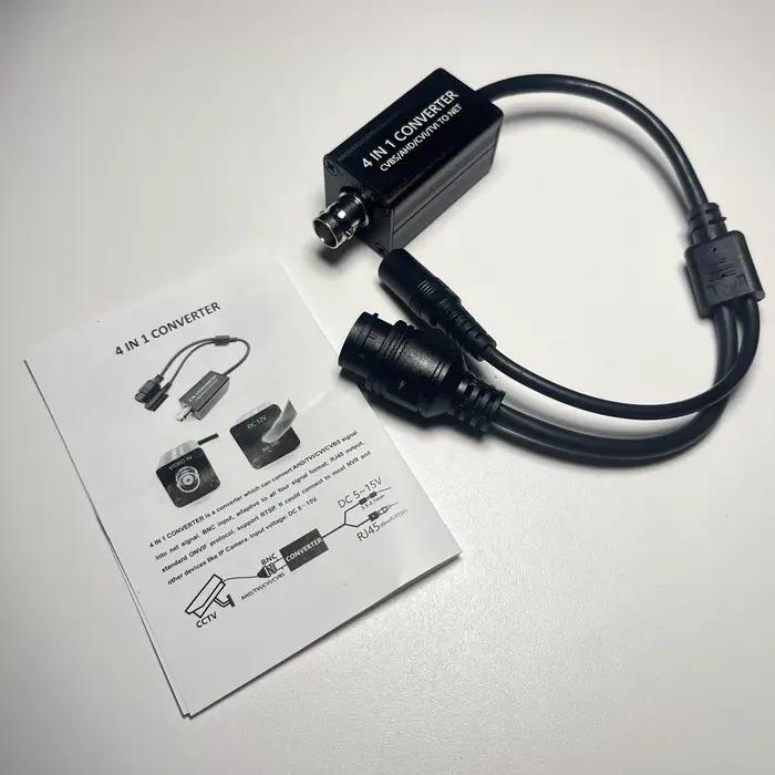 Mini caméra de sécurité HD 1080P AHD/TVI/CVI/CVBS 4-en-1 CCTV 2MP, surveillance vidéo filaire, conve