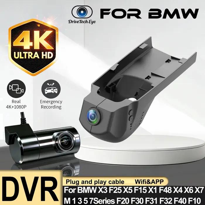 Nouvelle caméra de tableau de bord DVR 4K 2160P pour BMW X3 F25 X5 F15 X1 F48 X4 X6 X7 M 1 3 5 7 Series F20 F30 F31 F32 F36 F45 F07 DashCam