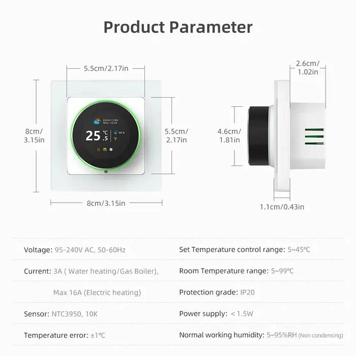 AVATTO – Thermostat intelligent WiFi