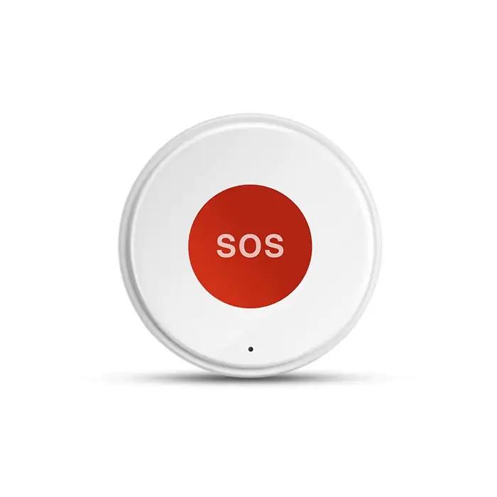 Tuya WiFi SOS bouton d'appel de panique application Smart Life batterie Rechargeable alarme à une to
