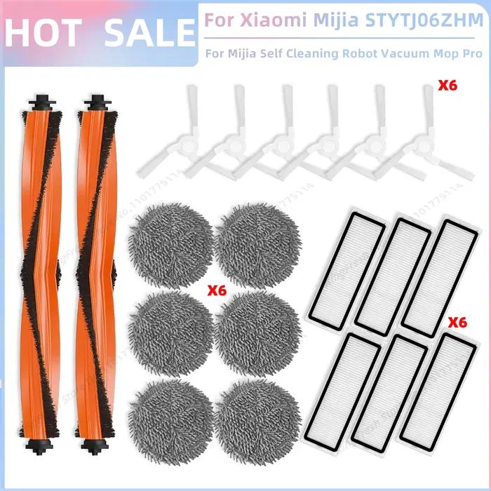 Pièces d'aspirateur OSSIEAO en ABS plastique pour Xiaomi Mijia Mi Self-Cleaning Robot Vacuum Mop Pro, brosse efficace et durable à utiliser toute l'année, pour une maison propre et sans effort