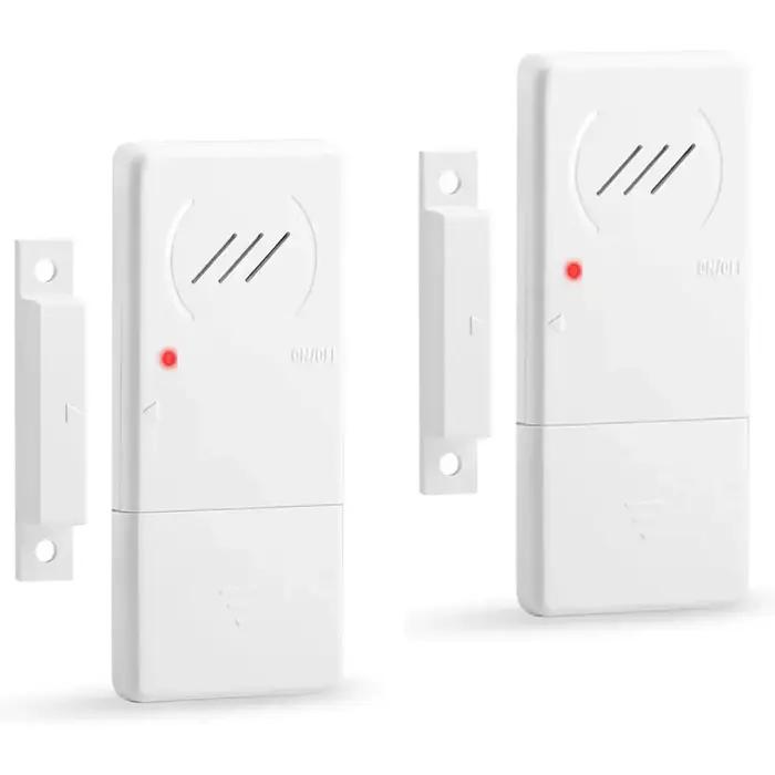 ELECTOP Alarme de porte de réfrigérateur Capteur de sécurité magnétique Alarmes d'ouverture de Windows Retardement de