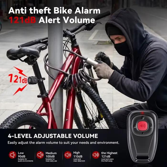 Extractme Alarme bidirectionnelle pour moto et vélo