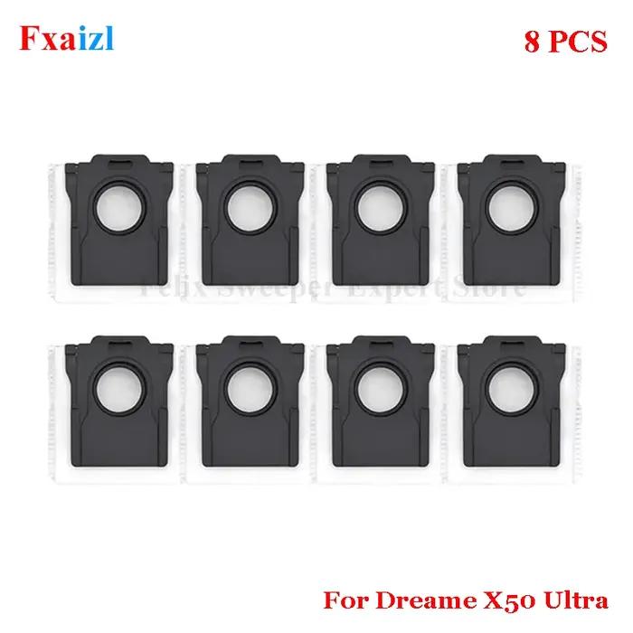 Sac à poussière filtrant 4 couches en tissu non tissé pour aspirateur robot Dreame X30 Ultra X40 Ultra X50 Ultra et autres modèles compatibles occasions quotidiennes et spéciales