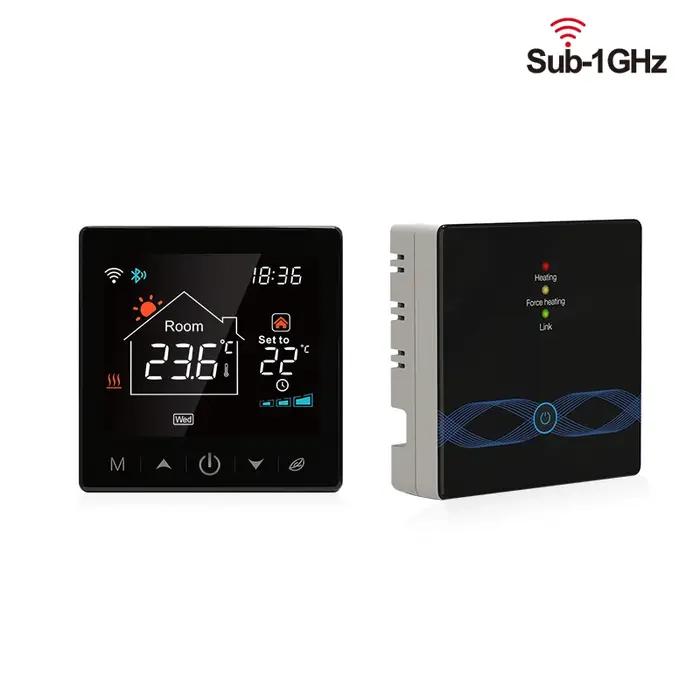 Thermostat sans fil intelligent RF433, pour chaudière à gaz, WiFi, Tuya, contrôleur de température à