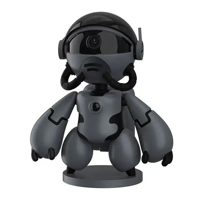 Mini Caméra de permission Intérieure PTZ IP WiFi 2MP, Dispositif de Sécurité Sans Fil, avec Moniteur
