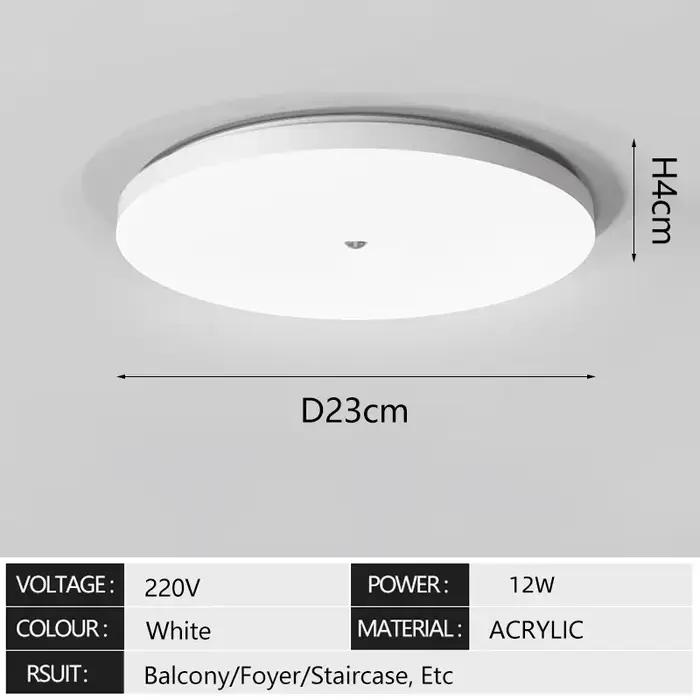 Détecteur de mouvement LED plafonnier humain infrarouge détection lumière porche couloir escalier balcon luminaires ménagers