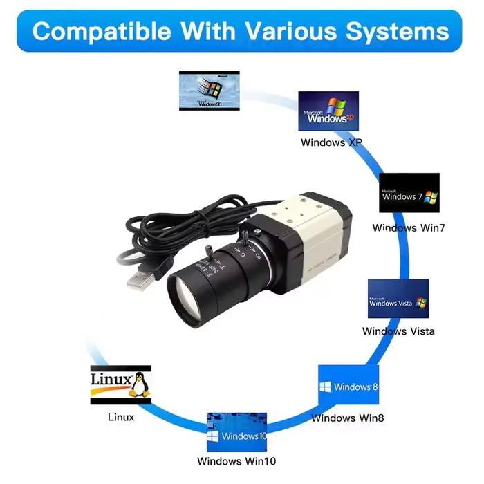 Webcam USB HD 4K 30fps 8MP IMX415 pour Captures Professionnelles Surveillance Intérieure Appels Vidéo Haute Qualité Occasions Spéciales