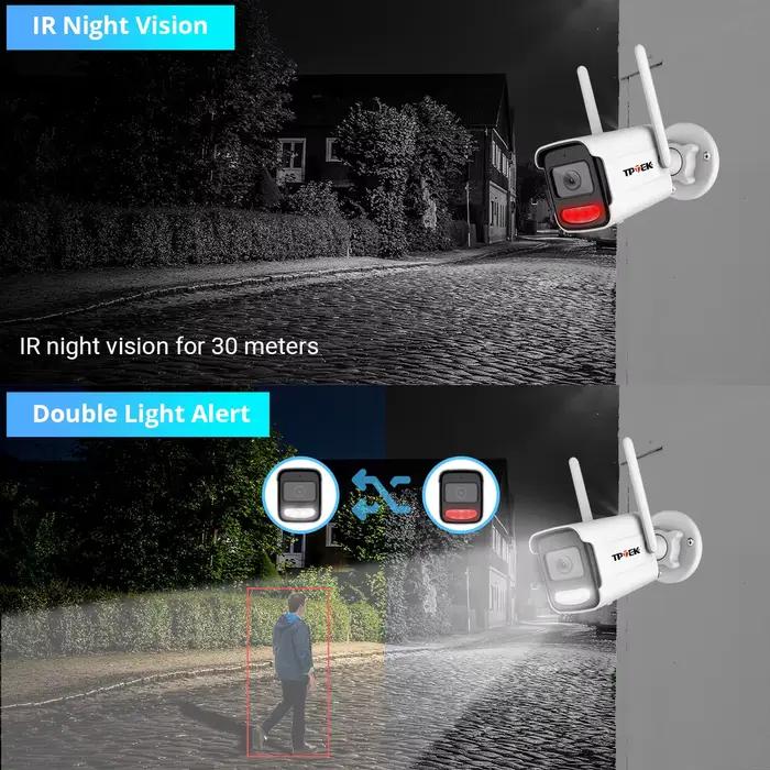8MP 4K caméra IP Wifi sans fil 5MP AI humain détecter iCSee CCTV balle Surveillance extérieure Protection de sécurité