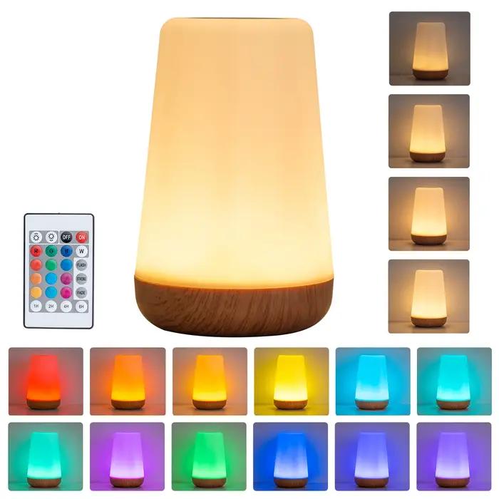 Veilleuse LED à commande tactile à 13 couleurs changeantes