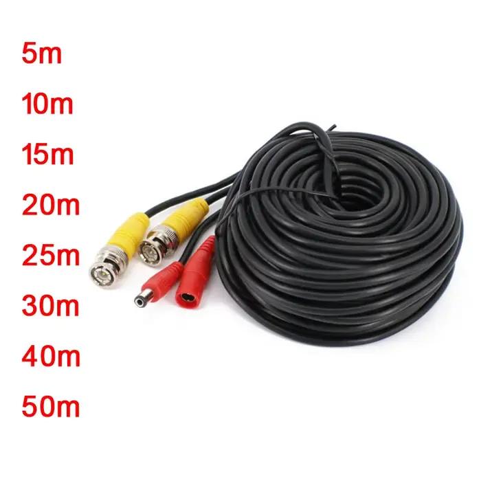 Câble vidéo BNC pour système de caméra DVR CCTV câble tout-en-un pour surveillance de sécurité installation simplifiée maison et entreprise occasions spéciales