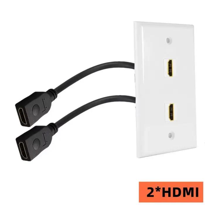 Panneau de prise femelle à femelle Compatible HDMI