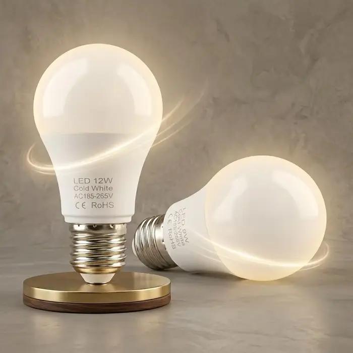 Ampoule LED E27 3W 6W 9W 12W 15W 18W, haute luminosité, lampe intelligente à économie d'énergie, 220