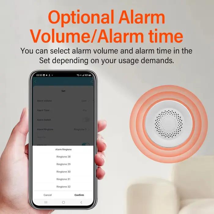 Tuya – sirène d'alarme WiFi pour la sécurité de la maison