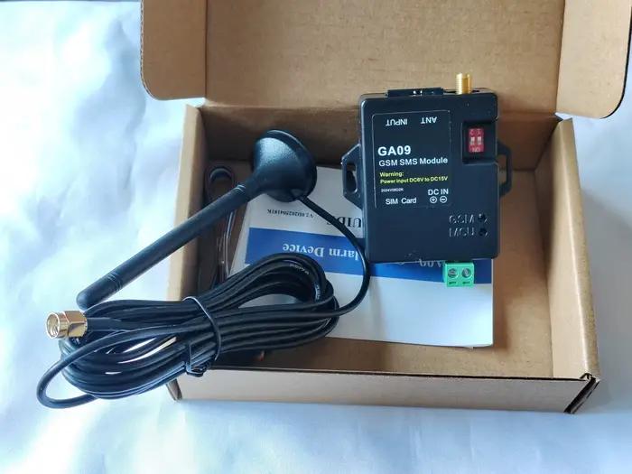 Alarme SMS GSM 2G GA09 Mini 8 Canaux pour la Sécurité Domestique avec Conception Intelligente et Appel d'Alarme SMS Sans Fil
