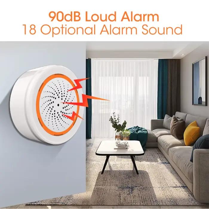 Coolcam – sirène d'alarme intelligente Tuya Zigbee