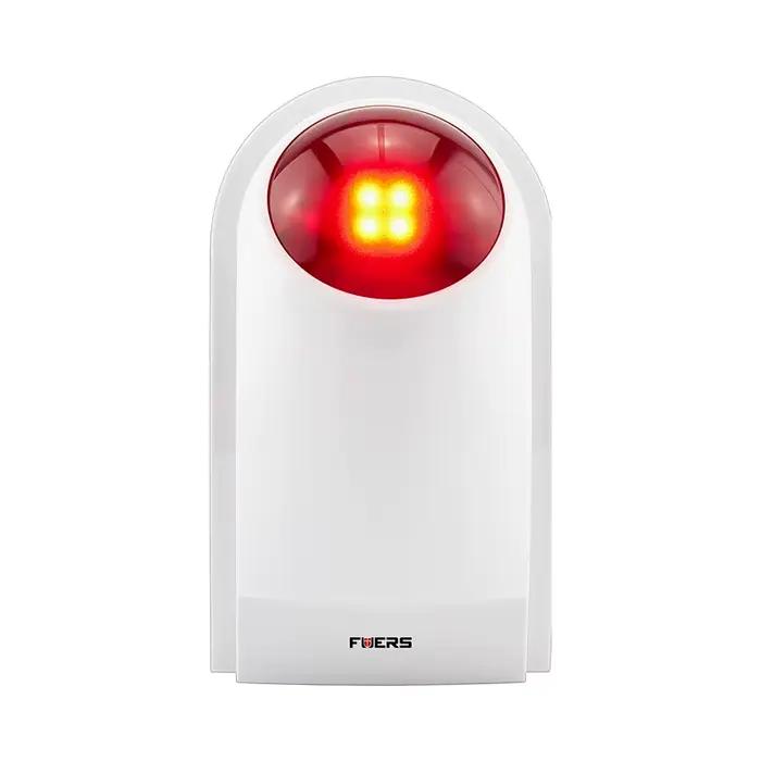 Fuers-Sirène flash J008 pour système d'alarme de sécurité domestique, sirène extérieure, stroboscope