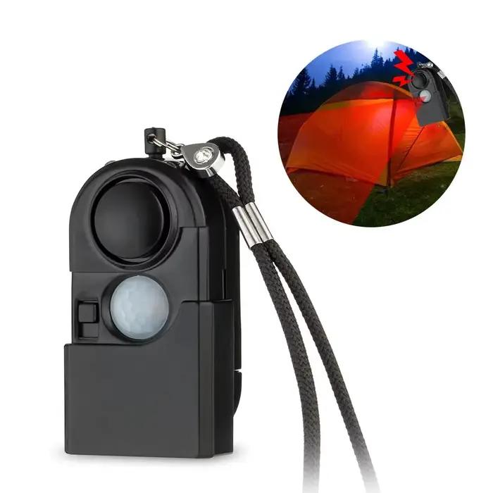 KERUI 1/2/5 pièces Mini détecteur de mouvement Portable alarme 120DB sirène SOS lumière LED sécurité pour voyage maison