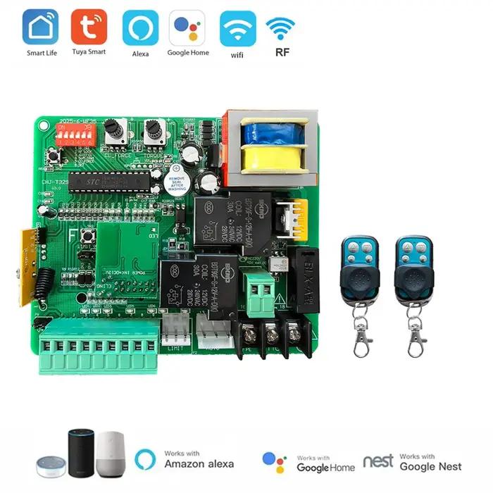 Carte de commande de moteur de portail coulissant avec application intelligente Tuya WiFi