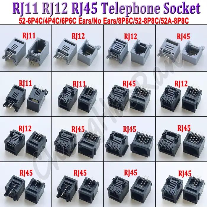 Connecteur de prise téléphonique RJ45