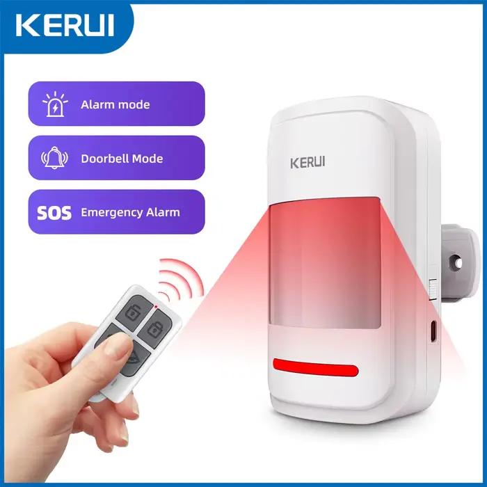 KERUI Détecteur de mouvement avec alarme