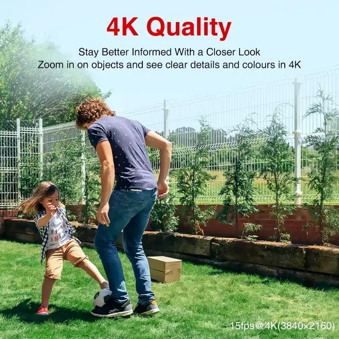 Dahua 8MP 4K 4MP Zoom motorisé caméra alarme sonore et lumineuse CCTV conversation bidirectionnelle IR50M SMD4.0