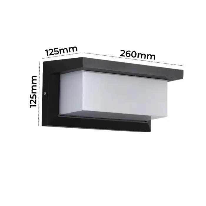 Applique murale extérieure LED moderne E27 étanche IP65 en aluminium porche lumière jardin clôture r
