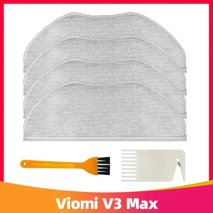 Pour Xiaomi Viomi V3 Max Robot aspirateur brosse latérale principale filtre Hepa vadrouille chiffon pièces de rechange