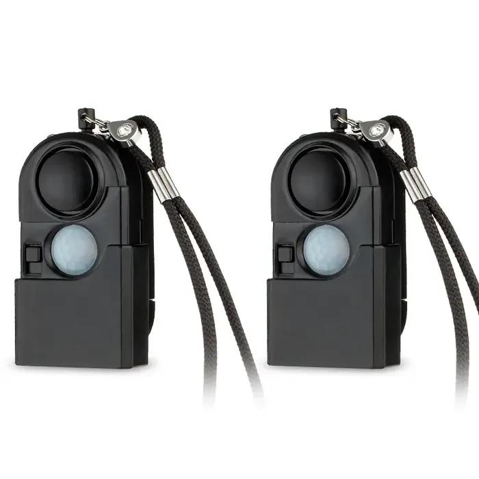 KERUI 1/2/5 pièces Mini détecteur de mouvement Portable alarme 120DB sirène SOS lumière LED sécurité pour voyage maison