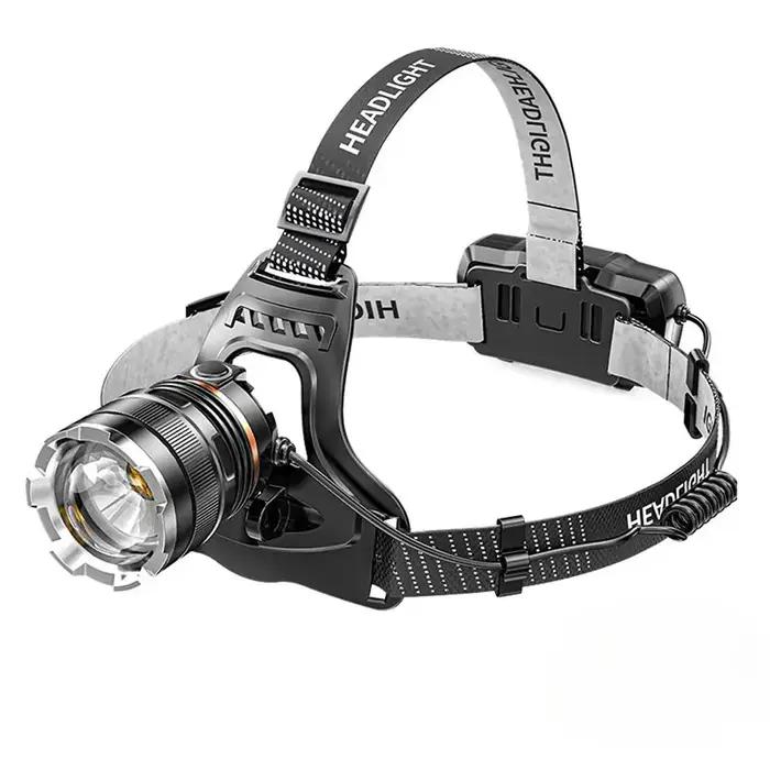 LED Capteur Phare Étanche Tête Lumière Rechargeable Pêche À La Recherche Camping