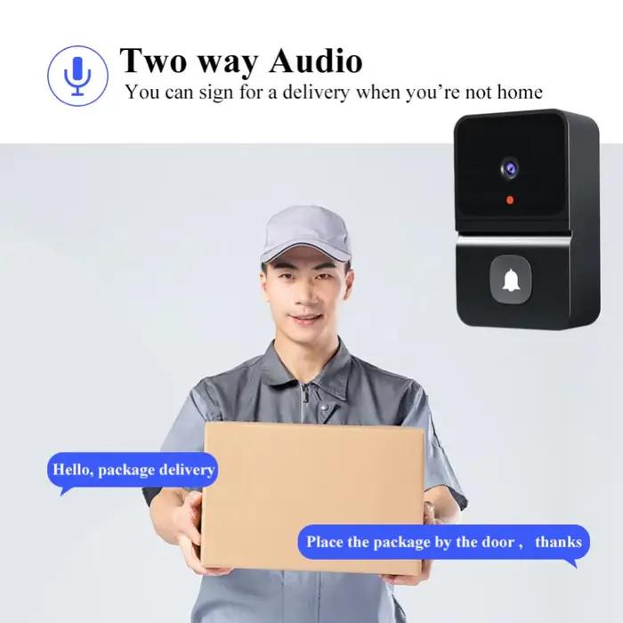 Sonnette sans fil WiFi extérieure avec caméra HD