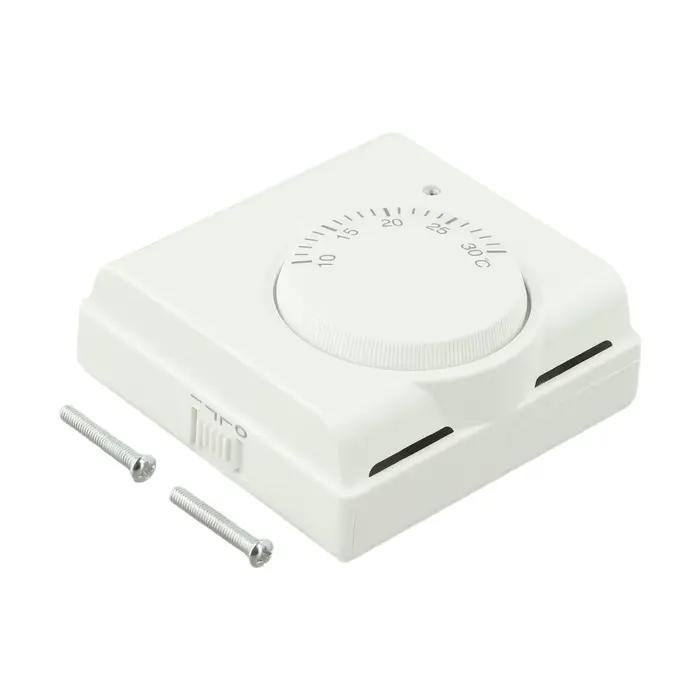 Thermostat pratique de haute qualité, interrupteur de température, pièce blanche, 2 fils, 220V AC, r