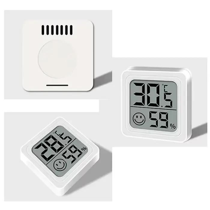 4 pièces thermomètre numérique hygromètre intérieur Mini température LCD moniteur électronique