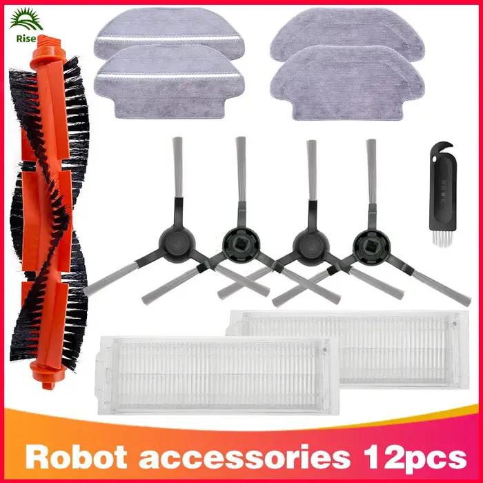 Pièces d'aspirateur OSSIEAO pour Xiaomi S12 S10 B106GL Mop 2S Mop P Mop Pro STYJ02YM VXVC01-JG accessoires en ABS plastique多彩的家用电器配件,为您的小米吸尘器增添一抹个性色彩,提升清洁效率与美观度。