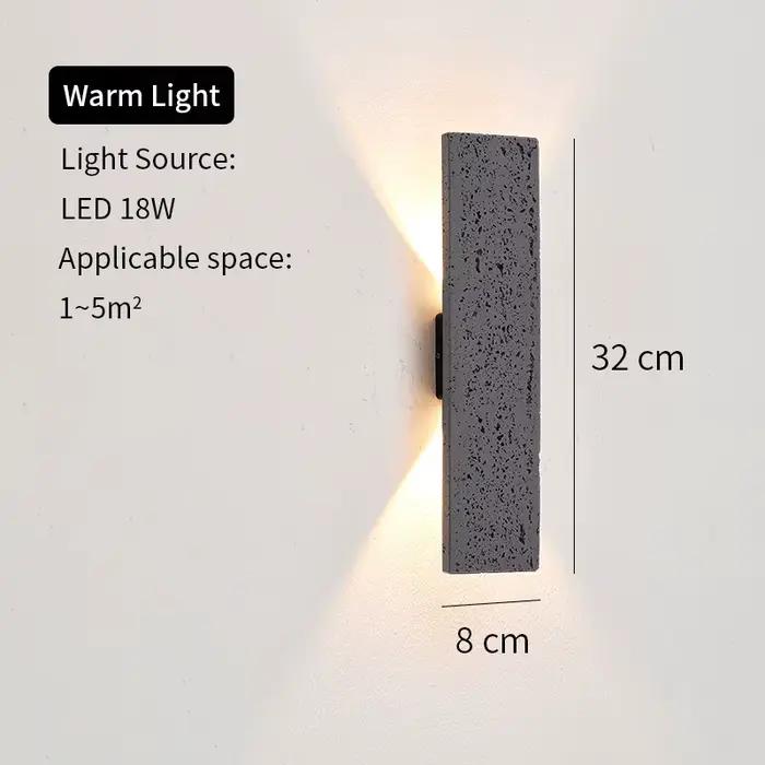 LED extérieur porche appliques murales en aluminium extérieur luminaires muraux IP65 lampe étanche p