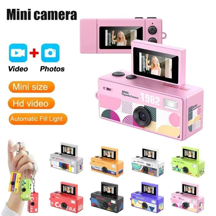 Mini caméra à clipser sur clé USB avec écran rabattable de 0