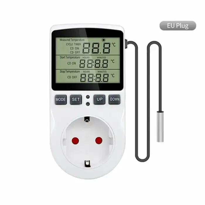 Minuterie prise Thermostat régulateur de température numérique EU/AU/US/FR/UK