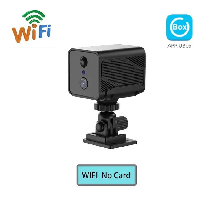 Mini caméra de sécurité WiFi 4G Ultra HD, batterie 3800 mAh, audio bidirectionnel, caméra de surveil