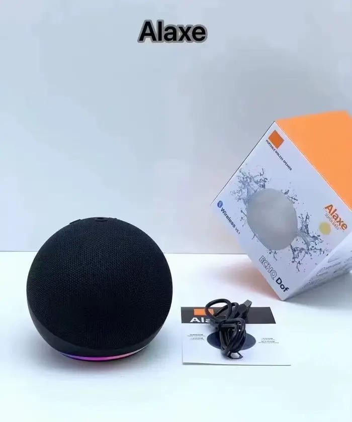 Haut-parleur Bluetooth sans fil Alaxe avec 360 ° Haut-parleur étanche IPX4, son Surround, lumières