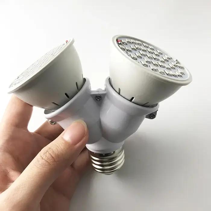 E27 e14 e12 à E27 E14 GU10 B22 e17 e12 Base de lampe LED ampoule de maïs support de lumière converti
