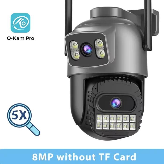 BESDER 15MP Wifi caméra PTZ extérieur double écran 10X Zoom numérique détection humaine 10MP sécurit