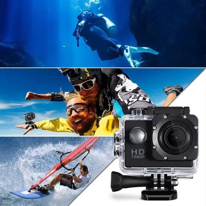 Caméra étanche Full HD 1080P 2.0 pouces caméscope sport DV Go voiture Cam Pro Mini
