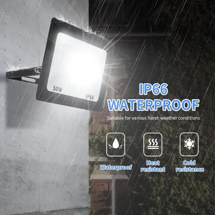 Projecteur LED projecteurs extérieurs étanche IP66 220V 10W 20W 30W 50W 100W 150W 200W 300W éclairage extérieur de panneau d'affichage d'usine