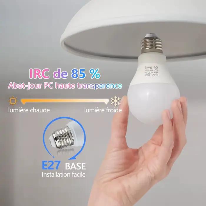 3W 6W 9W 12W 15W 18W LED ampoule lampes E27 Lampada LED