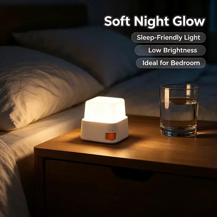 Veilleuse LED rechargeable clavier design moderne pour ambiance douce et confortable usage quotidien vacances famille